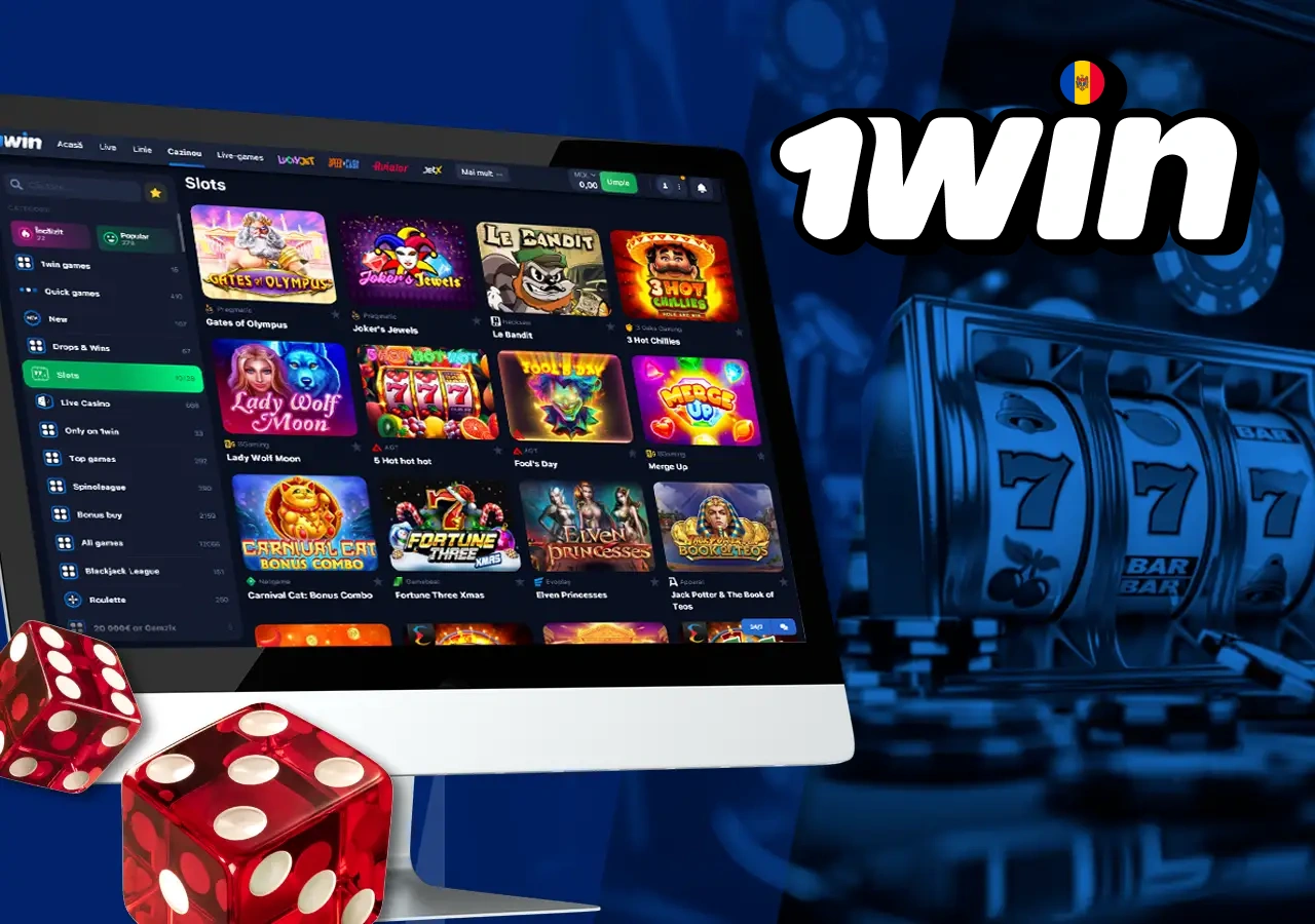 O selecție uriașă de 1Win slot machines cu mecanici diferite și design excelent