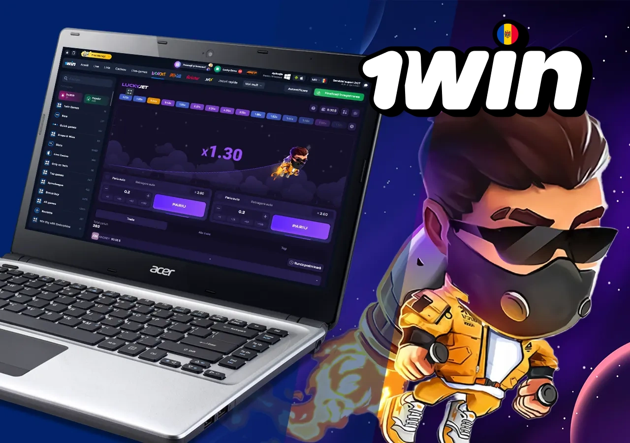 Descriere detaliată a caracteristicilor jocului 1Win Lucky Jet