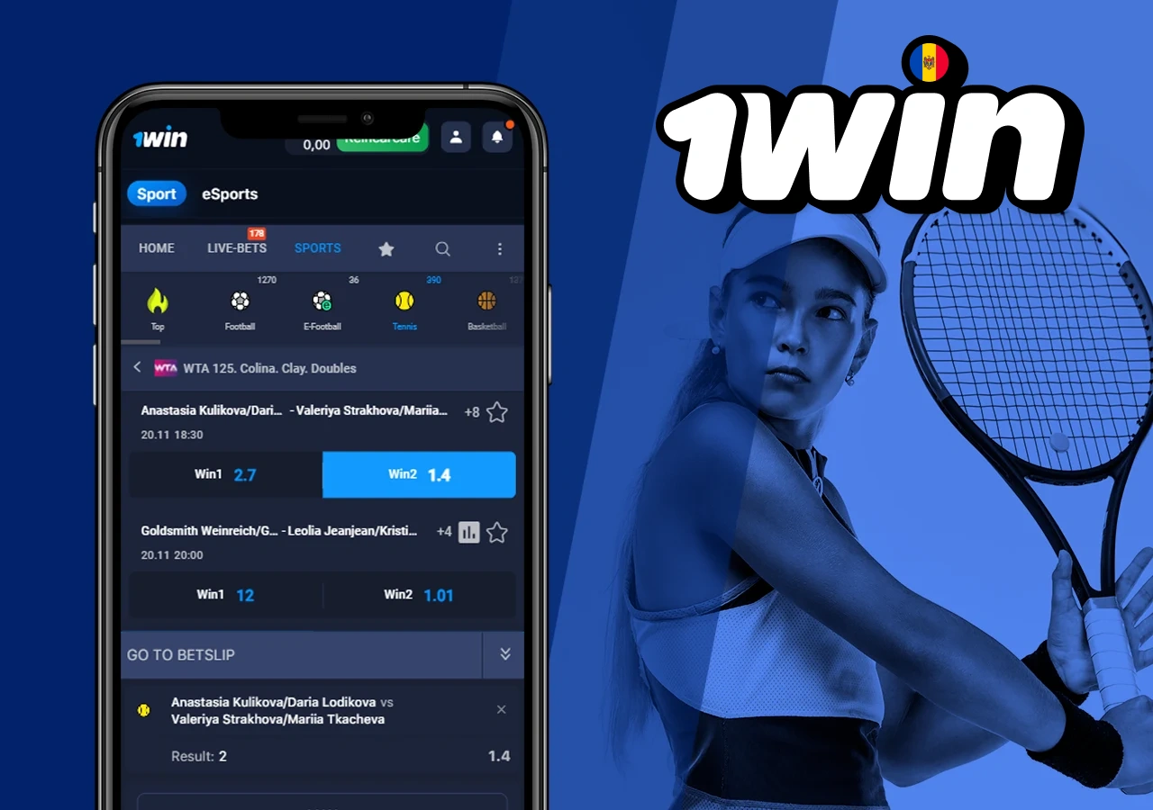 Opțiuni de pariere live și pre-meci la competiții de tenis internaționale