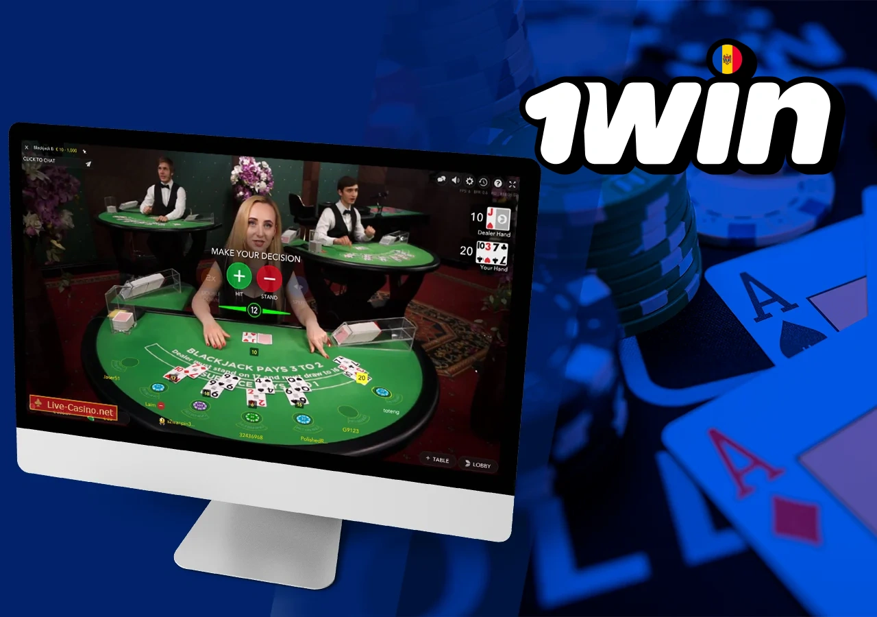 Joacă blackjack online cu reguli clasice și dealeri live