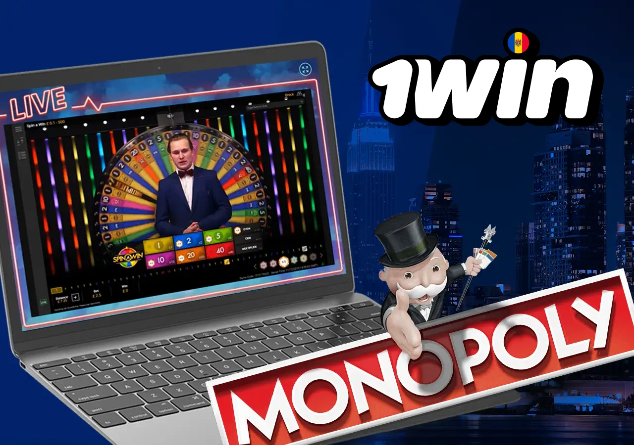 Joc interactiv inspirat din clasicul Monopoly, disponibil pe 1Win